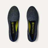 The Loafer in Metallic Lattice Stitch shown from the top.