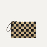 PLP |The Wristlet in Checker Classic shown from the front.