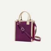 PLP |The Petite Classic Tote in Plum Red shown from the front.