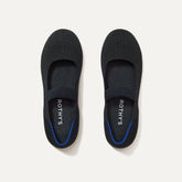 The Kids Mary Jane in Black shown from the top.