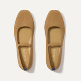 The Max Square Mary Jane in Wren shown from the top.