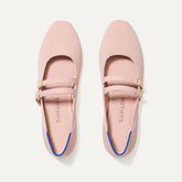 The Double Buckle Mary Jane in Ballerina shown from the top.