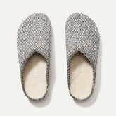 The Cozy Clog in Cookies and Cream Bouclé shown from the top.