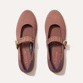The Ballet Mary Jane in Hazel shown from the top.