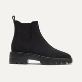 The Puddle Skipper Boot in Black shown from the side.