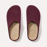 The Casual Clog in ReVelvet™ Syrah shown from the top.