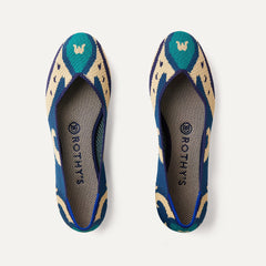 The Flat in Moroccan Blue shown from the top.