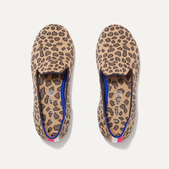 A pair of The Kids slip-on Loafers in Spotted shown from the top view.