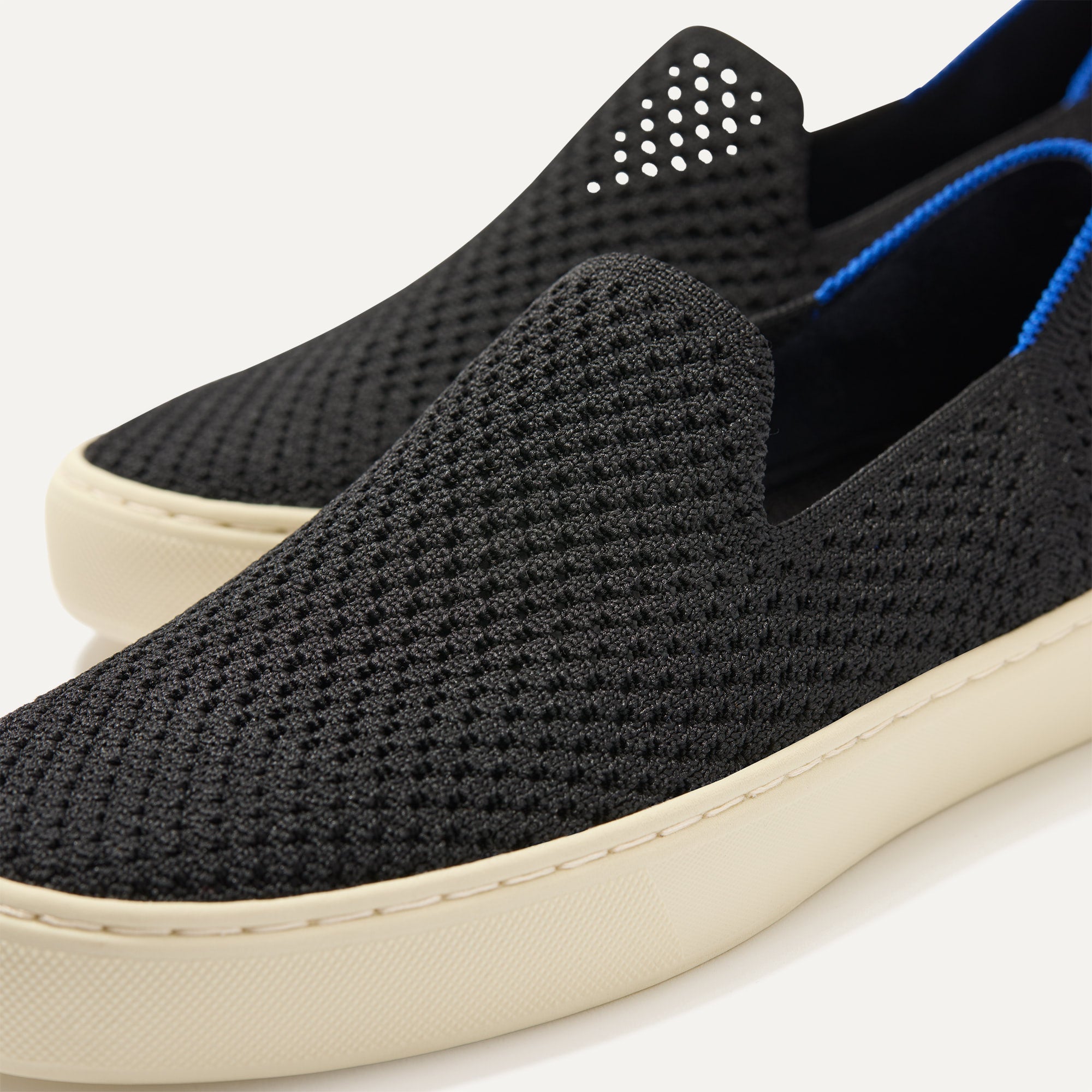 Close up of the toe and vamp of The Original Slip On Sneaker in Ace.