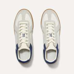 A pair of The RS01 Sneaker in hudson shown from the top.