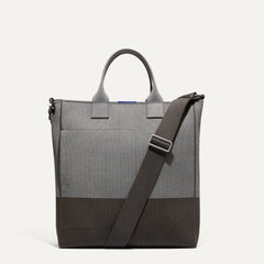 PLP |The Carryall in Slate Brown shown from the front.