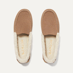 The Slipper in Nutmeg shown from the top.
