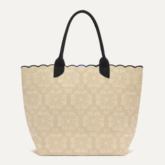PDP |The Lightweight Tote in Ivory Carnation shown from the front.