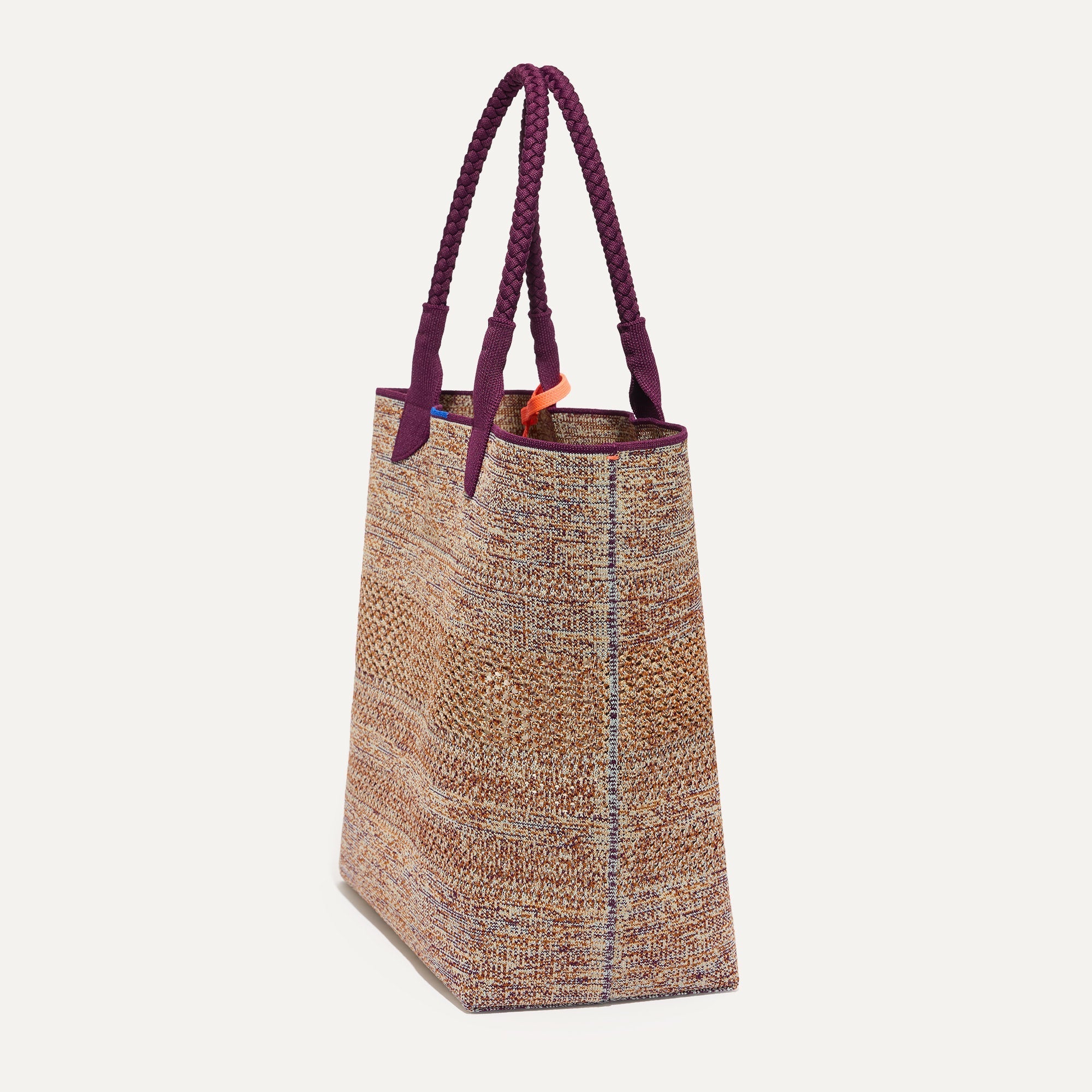 The Lightweight Tote in Revive Mélange shown in diagonal view.