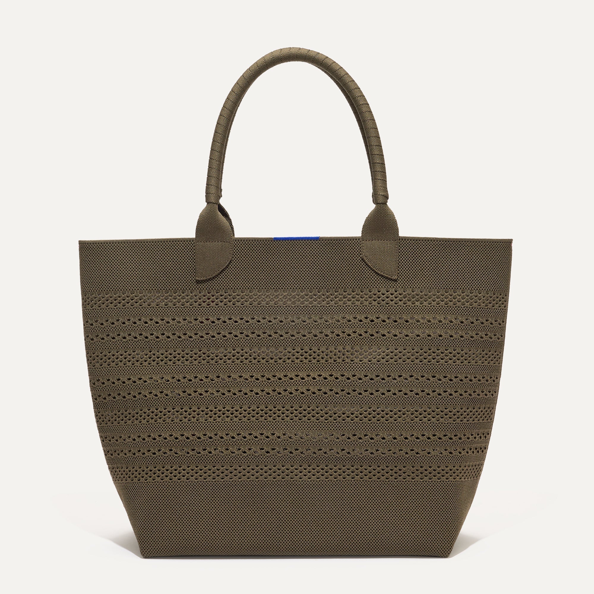 PLP |The Lightweight Tote in Safari Crochet shown from the front.