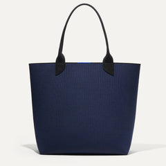 PLP |The Lightweight Tote in Sapphire and Onyx shown from the front.