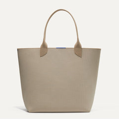 PDP |The Lightweight Tote in Soft Sesame shown from the front.