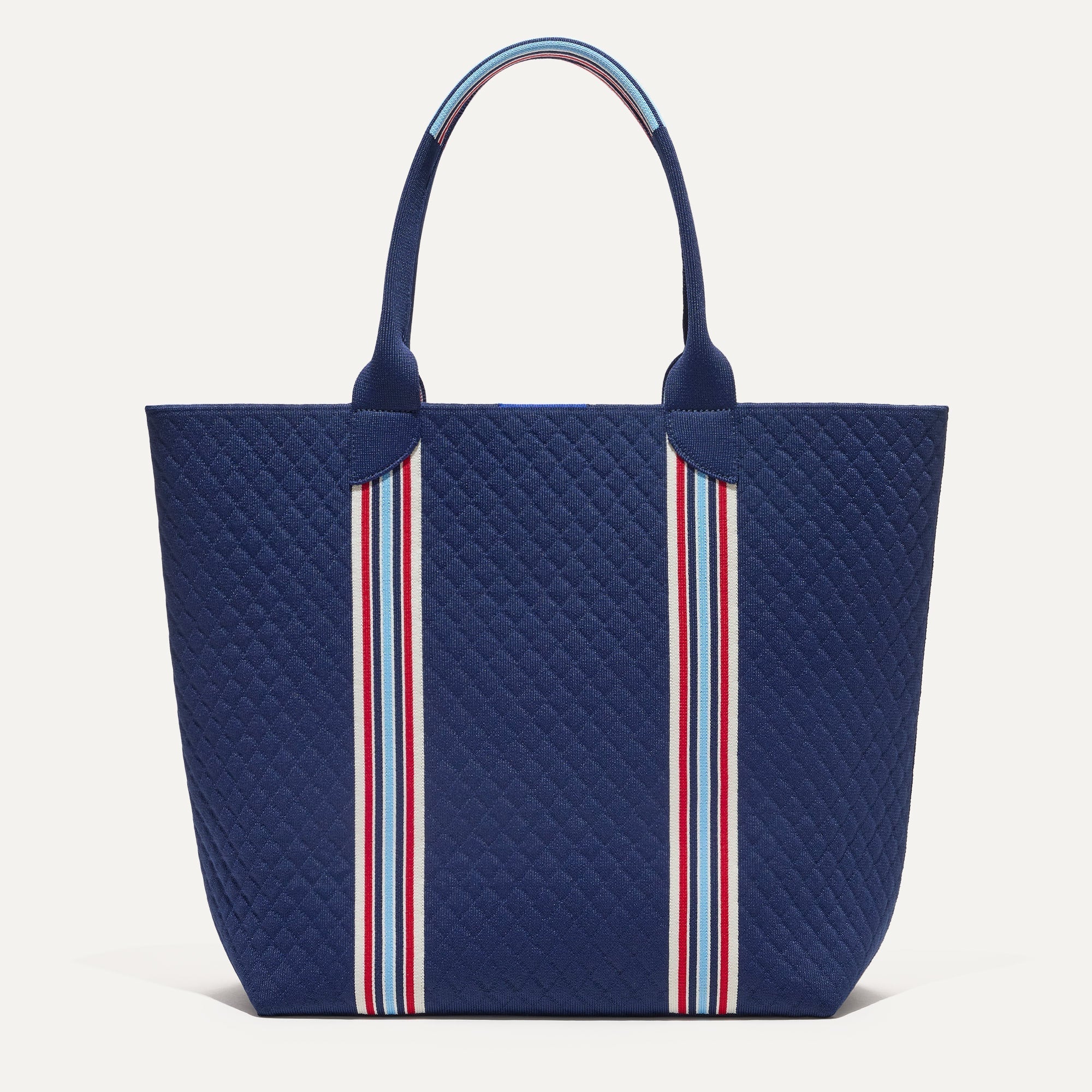 PLP |The Lightweight Tote in Spirit Stripe shown from the front.