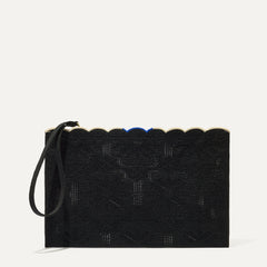 PDP |The Wristlet in Black Carnation, shown from the front.