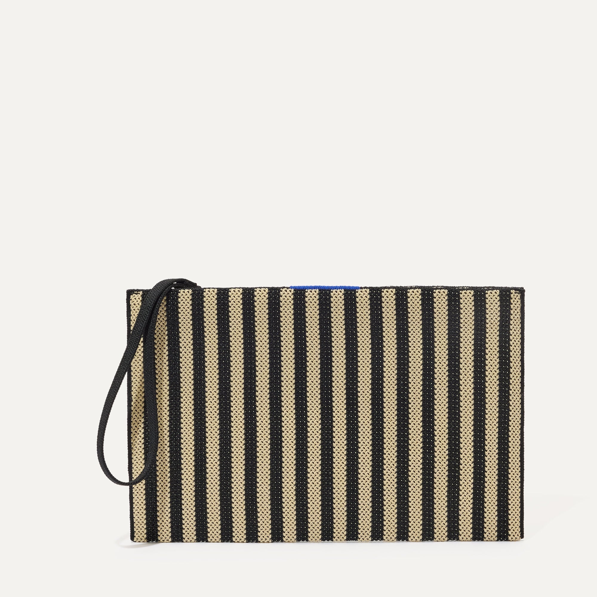 PDP |The Wristlet in Black Tie, shown from the front.