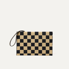 PLP |The Wristlet in Checker Classic shown from the front.