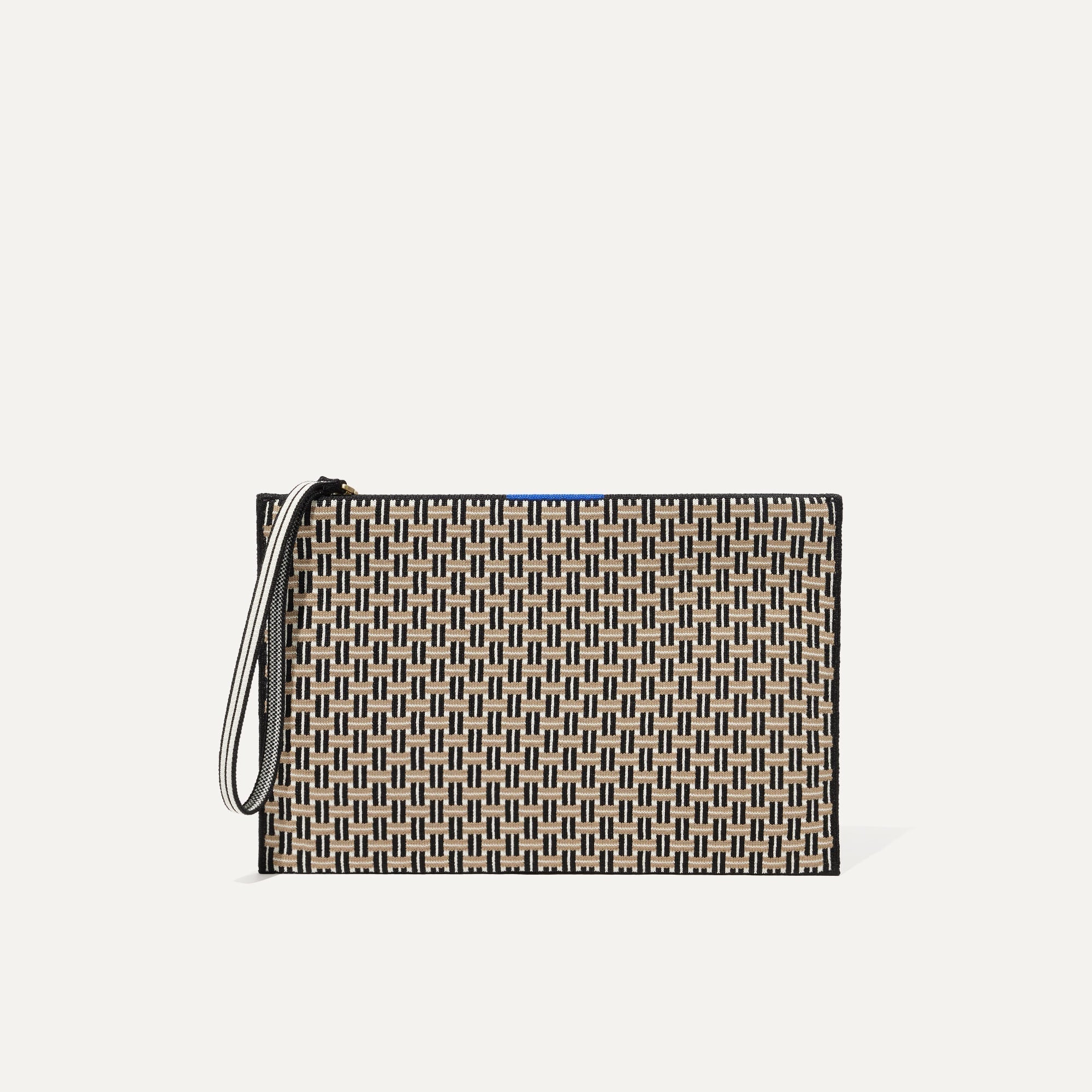 PLP |The Wristlet in Jetset Black shown from the front.