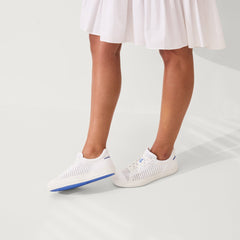 hover | Model wearing The RS02 Sneaker in Bright White.