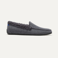 The Slipper in Mountain Grey shown from the top.