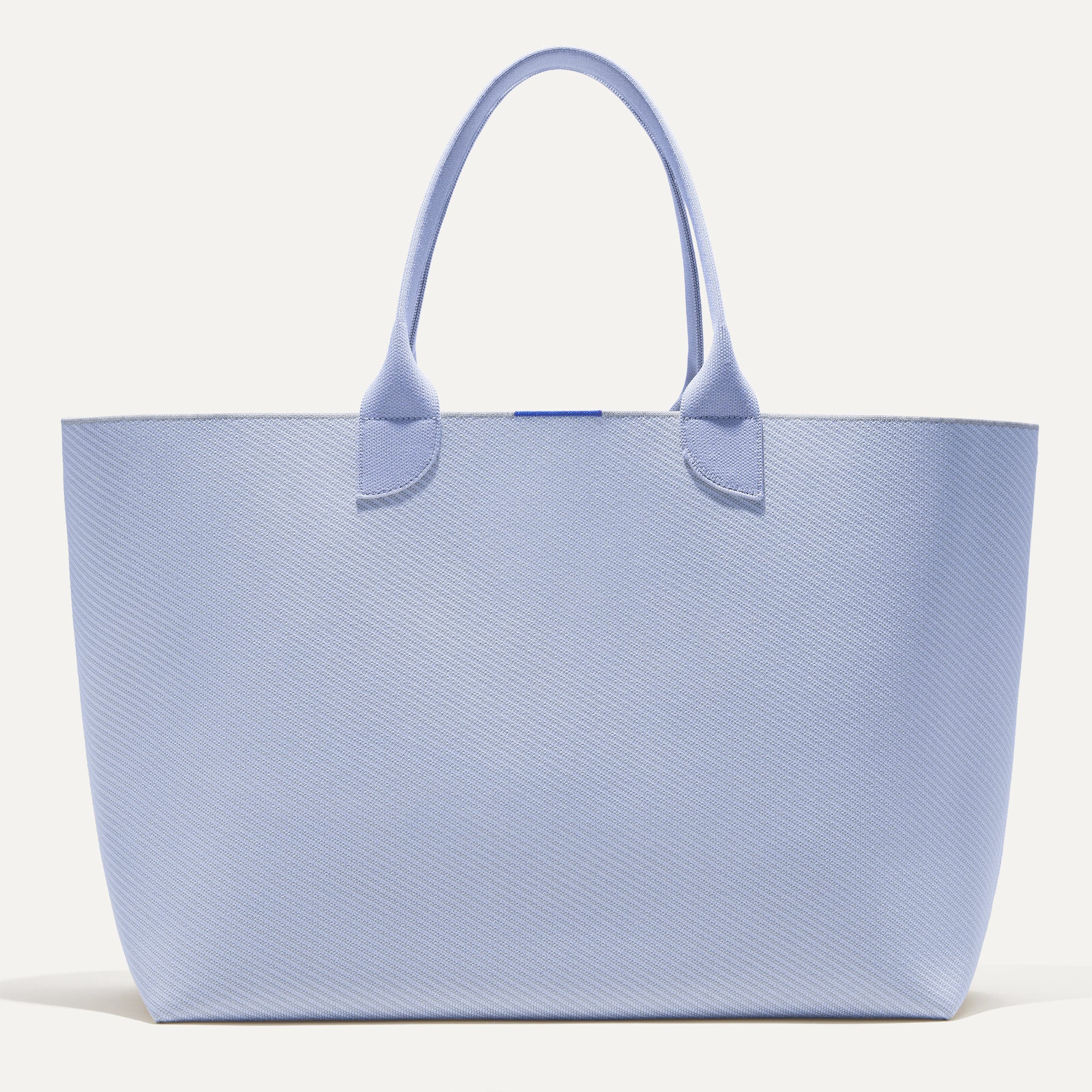 PLP |The Lightweight Mega Tote in Robin Twill, shown from the from the front.