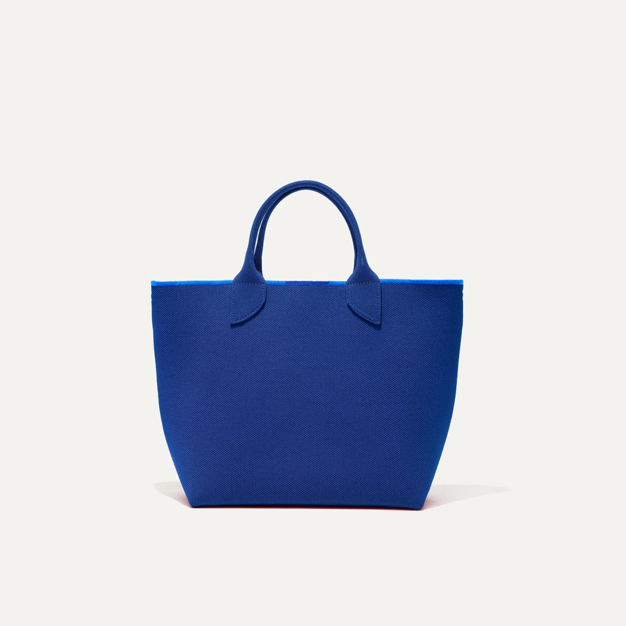 PLP |The Lightweight Petite Tote in French Blue, shown from the front.
