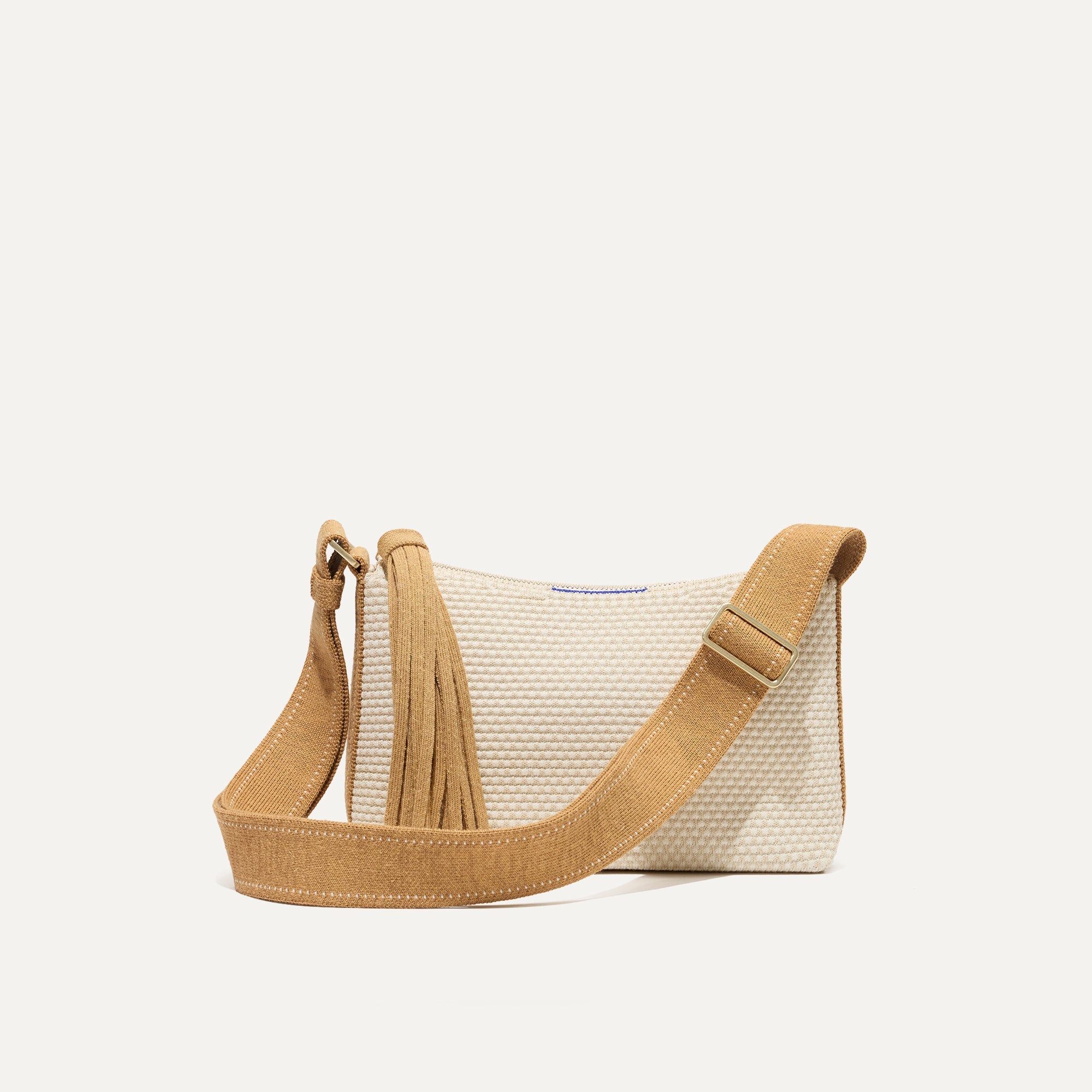 PLP |The Casual Crossbody in Coconut, shown from the front.