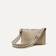 PLP |The Casual Crossbody in Parchment, shown from the front.