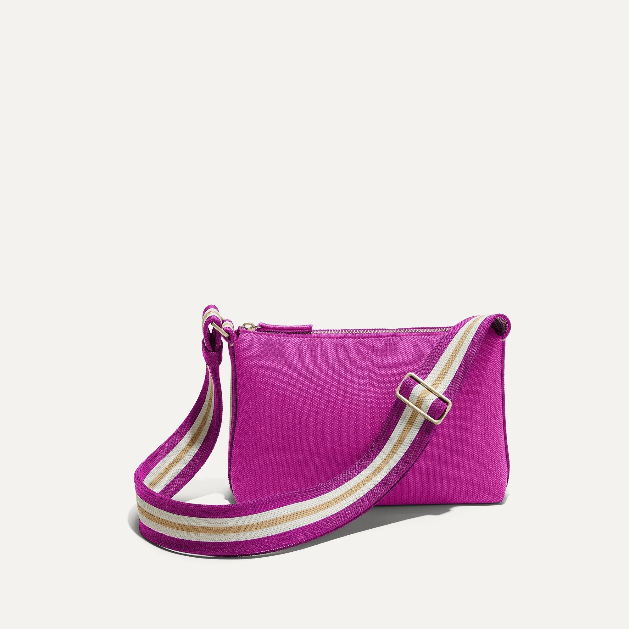 PLP |The Casual Crossbody in Tulip Petal, shown from the front.