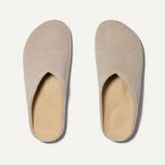 The Casual Clog in Dove shown from the top.