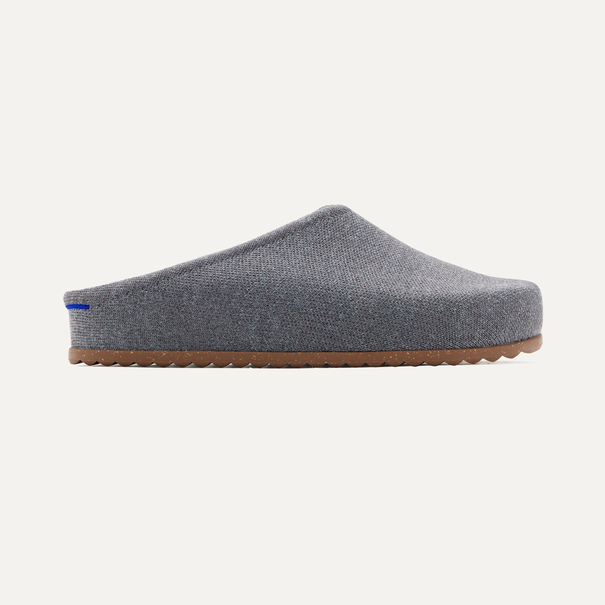 The Casual Clog in Mountain Grey shown from the side.