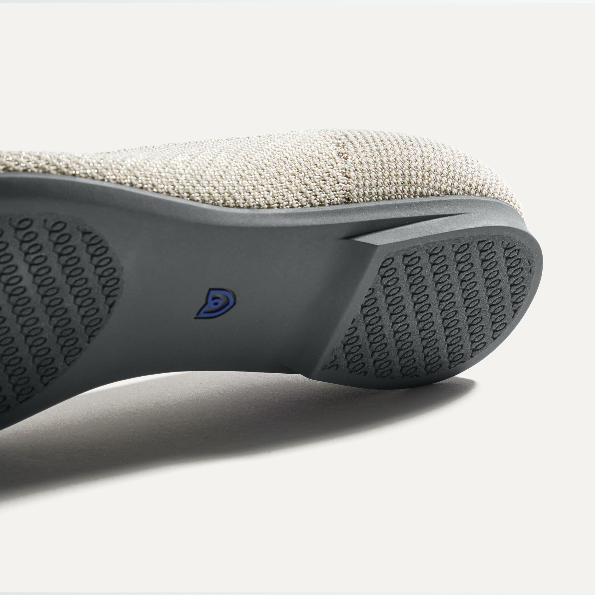 Close up of the outsole of The Point II in Diamond Twill, shown in a diagonal view.