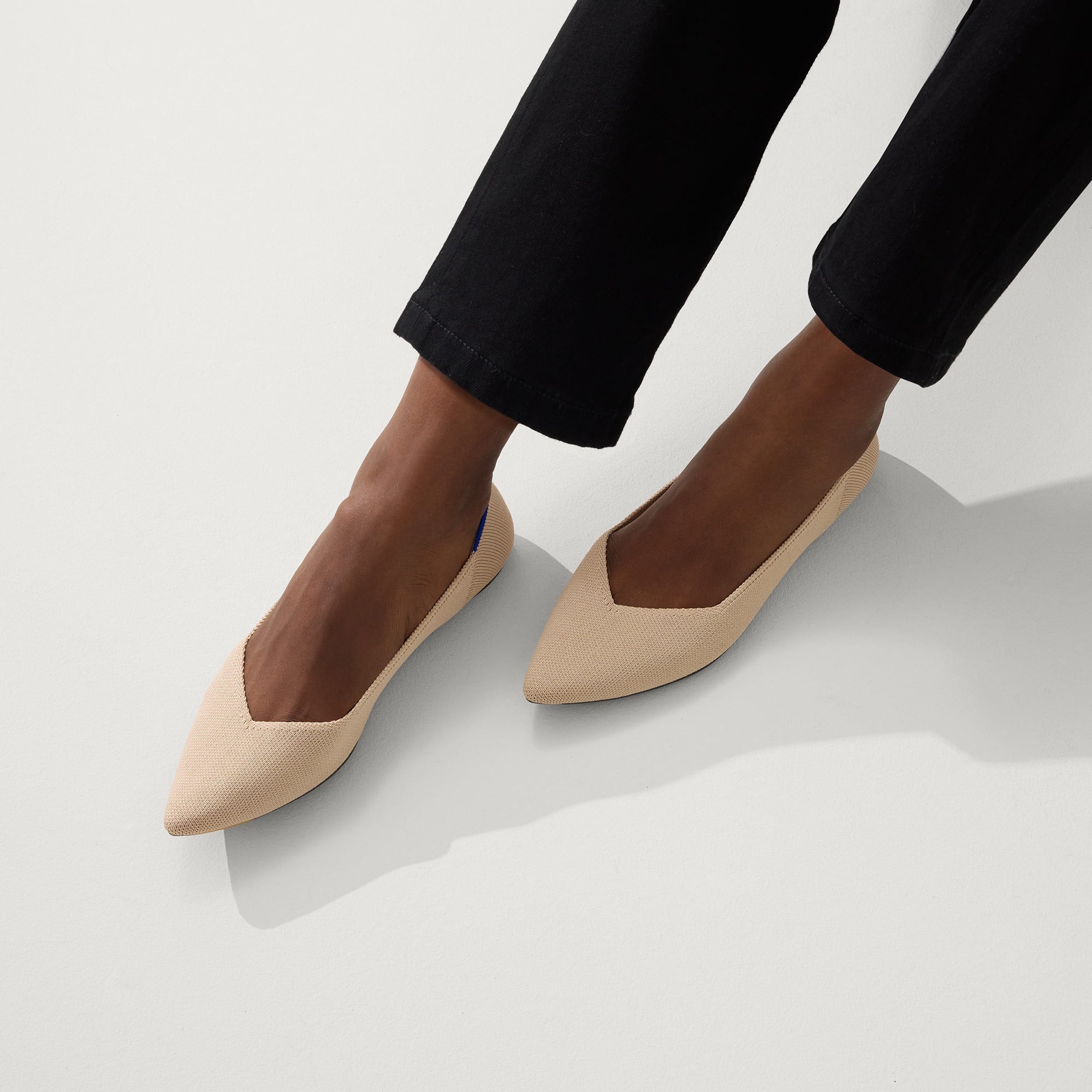 hover | Model wearing The Point II in Ecru.