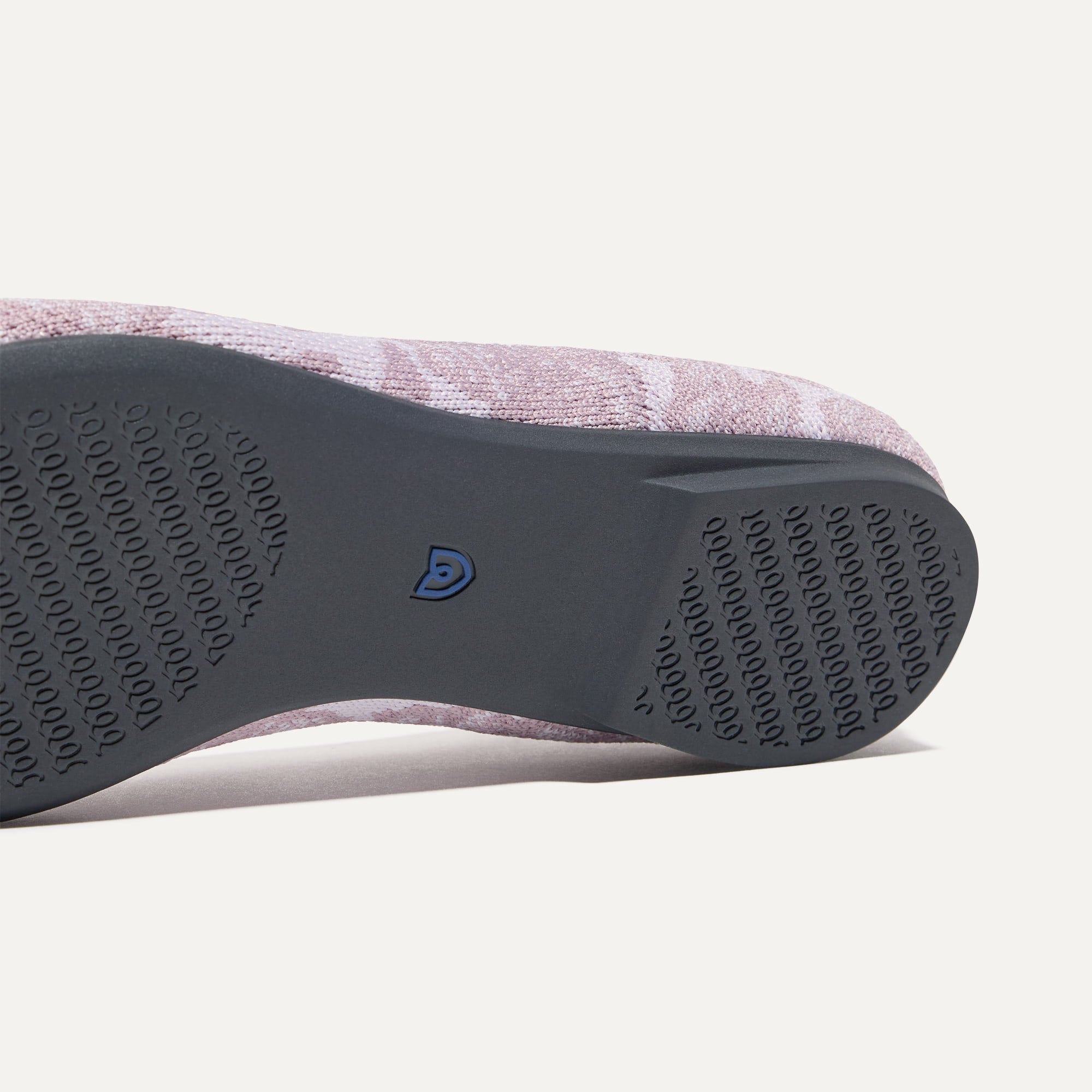 Close up of the outsole of The Point II in Lilac Chantilly, shown in a diagonal view. 