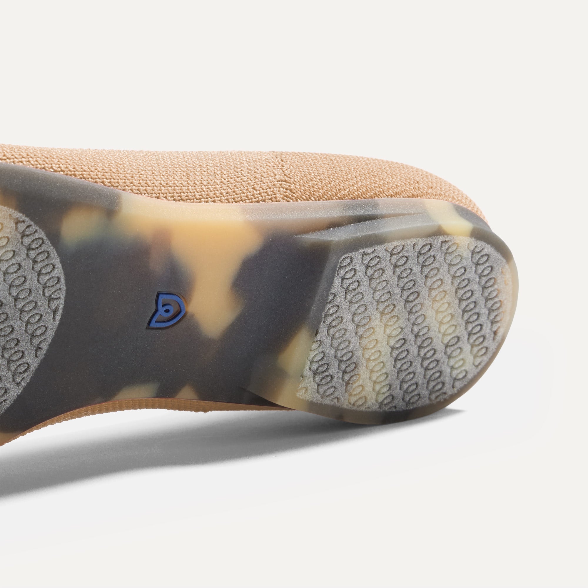 Close up of the outsole of The Point II in Wren, shown in a diagonal view.