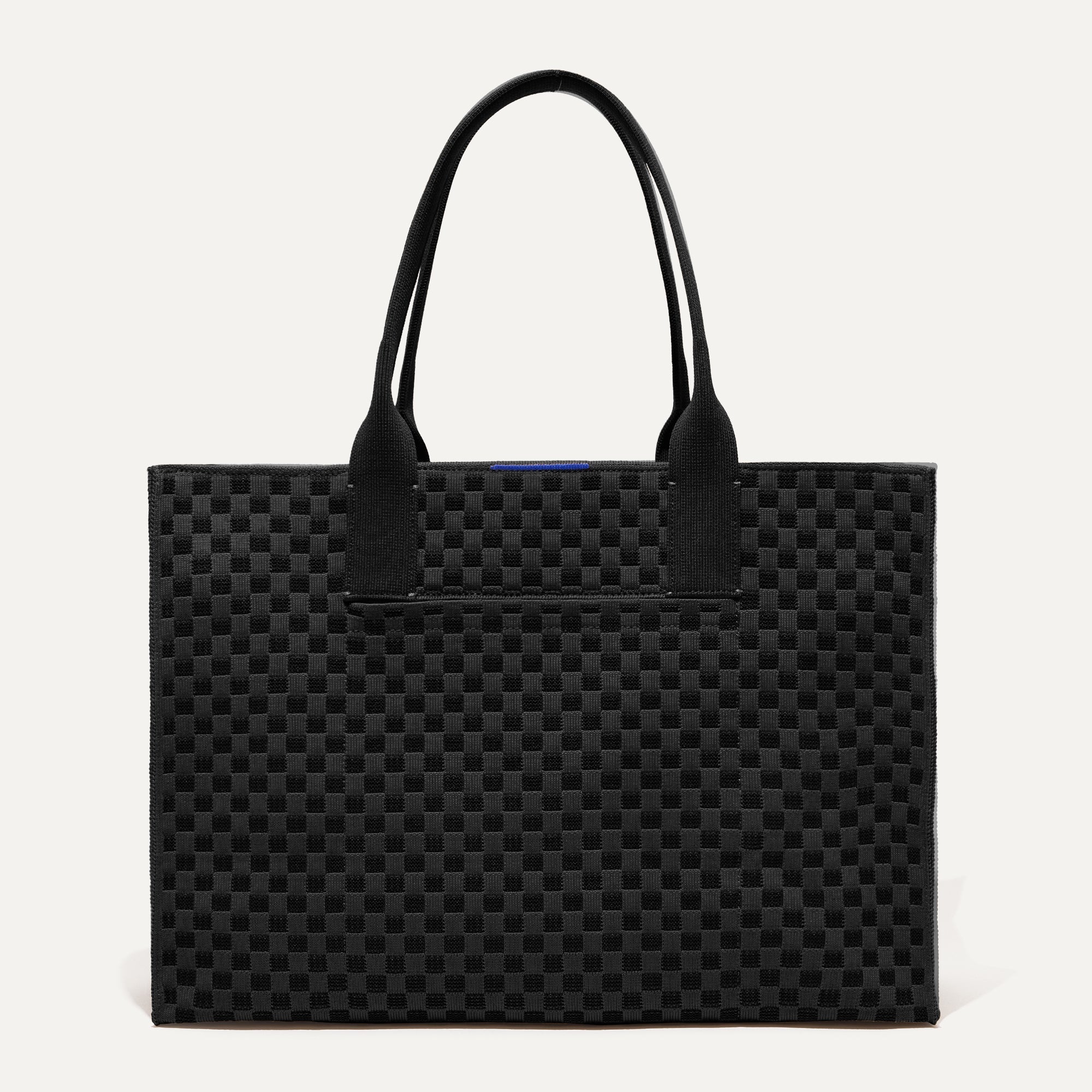 PDP |The Classic Tote in Black Sand, shown from the front. 