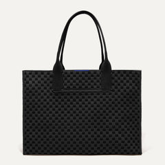 PDP |The Classic Tote in Black Sand, shown from the front. 