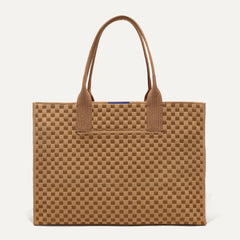 PDP |The Classic Tote in Hazelnut, shown from the front. 