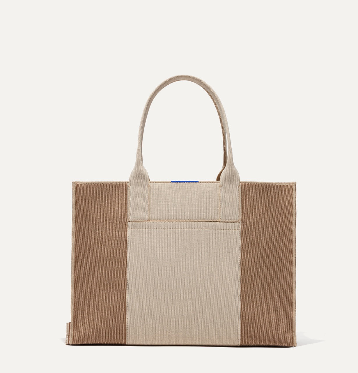 PLP |The Classic Tote in Soft Sesame, shown from the front.