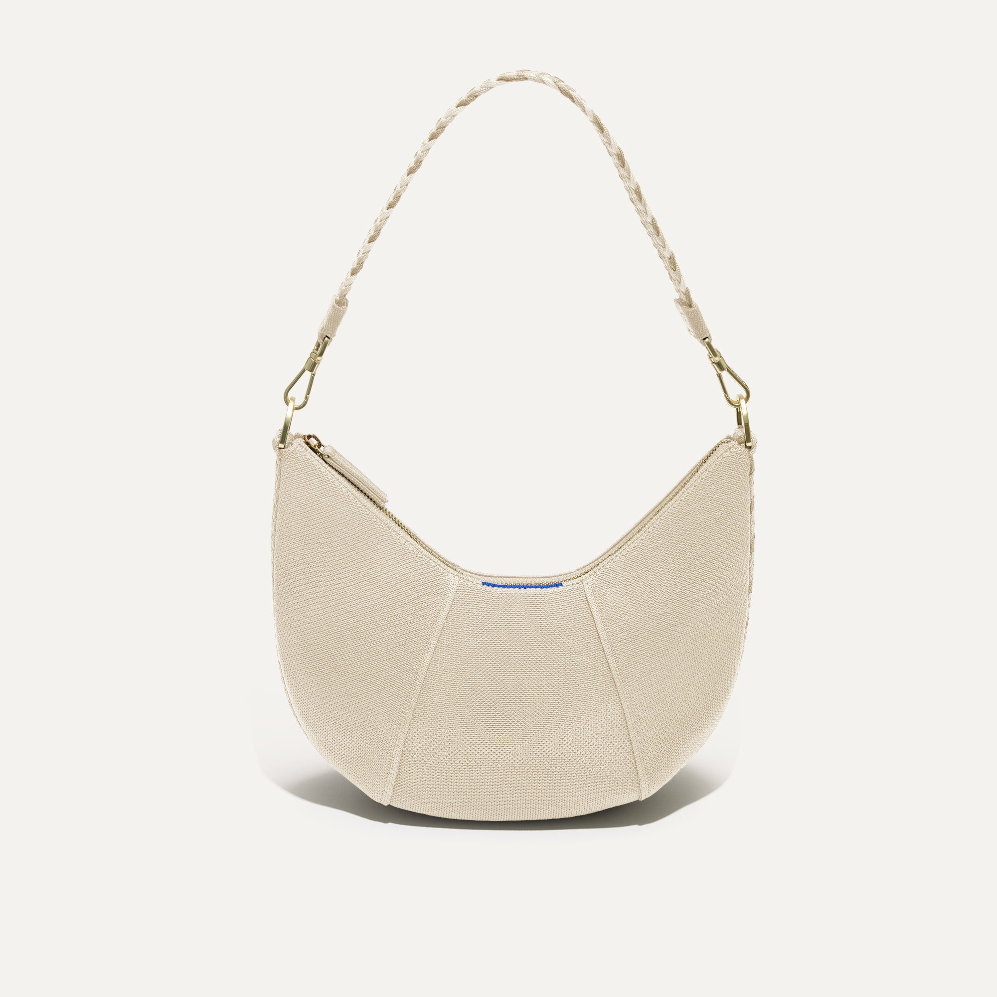 PLP |The Crescent Bag in Cream Twist.