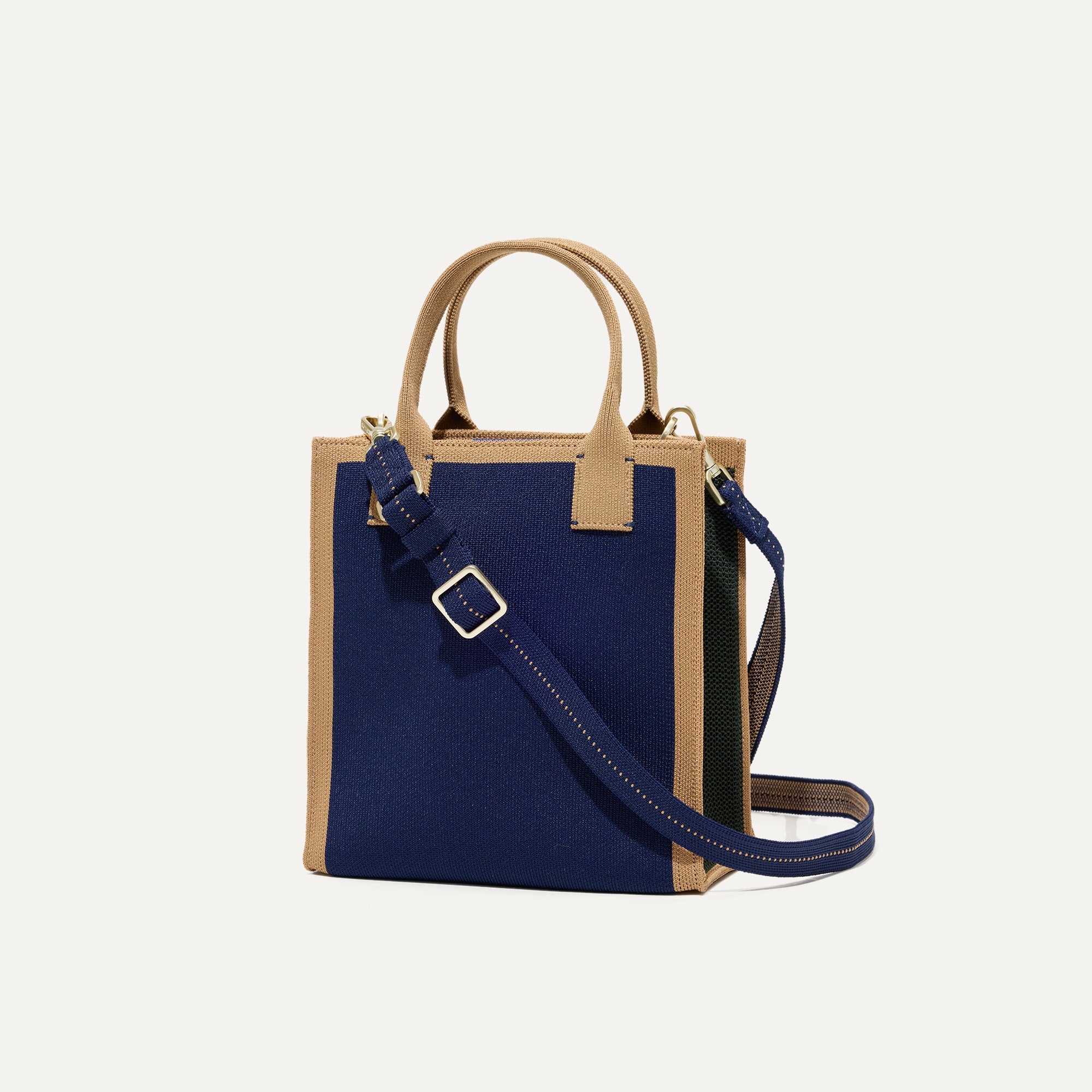 PLP |The Petite Classic Tote in Mallard Blue shown from the front.
