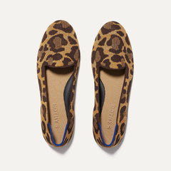 The Lounge Loafer in Metallic Cat shown from the top.