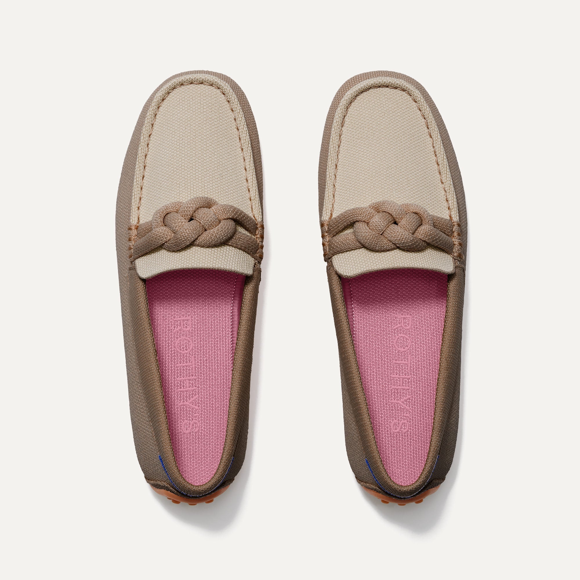 The Braid Driver in Latte Foam shown from the top.