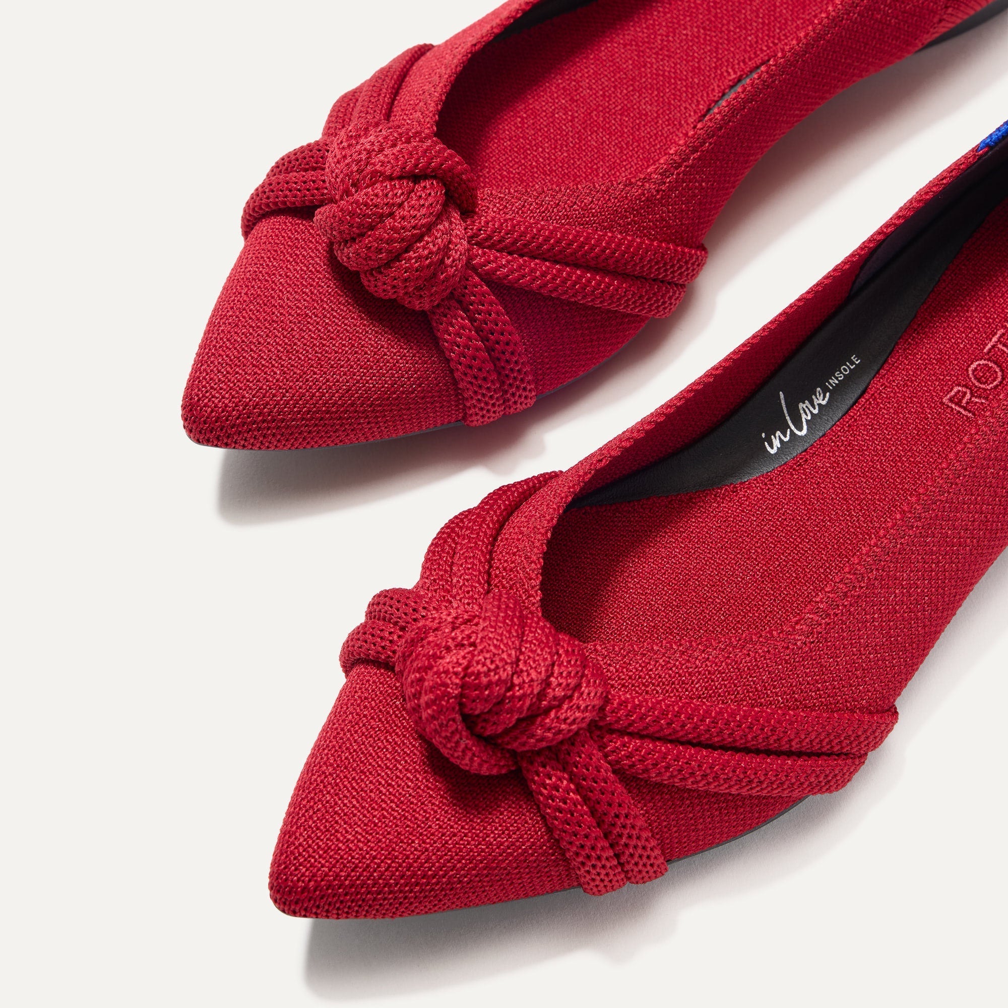 The toe and vamp of The Knot Point II, in diagonal view.