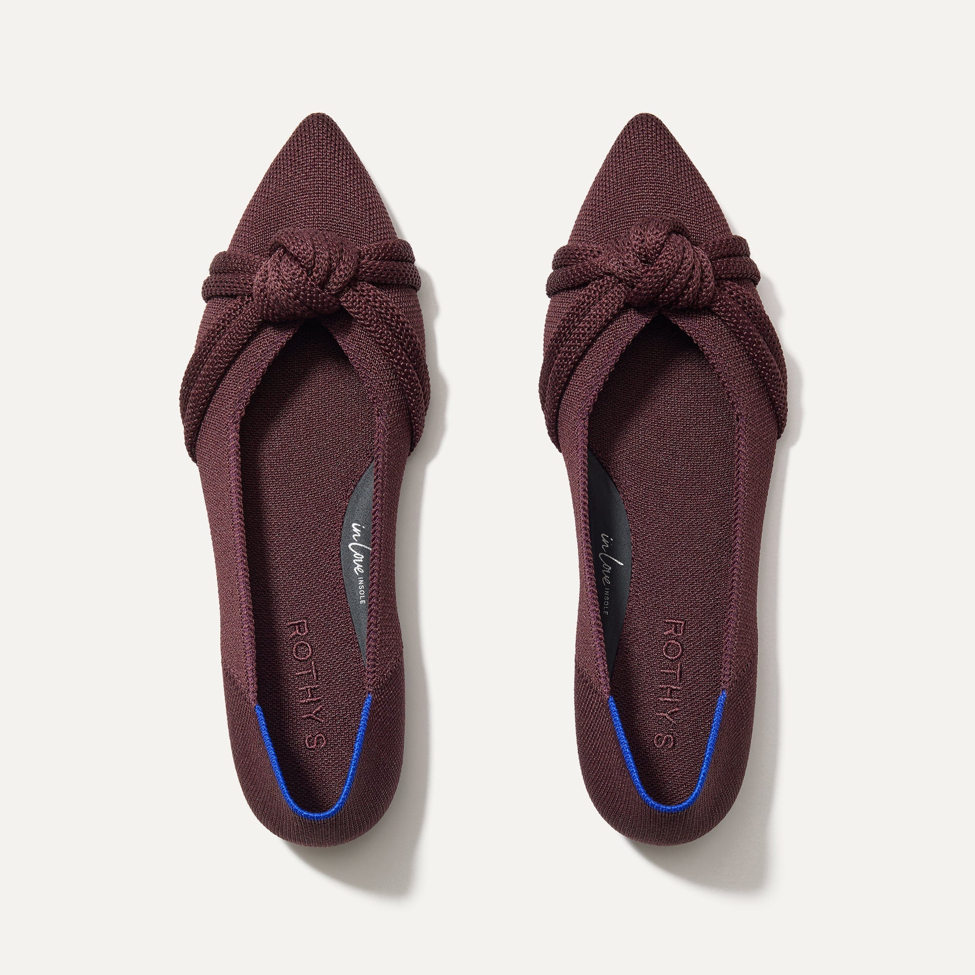 The Knot Point II in Dark Chocolate shown from the top.