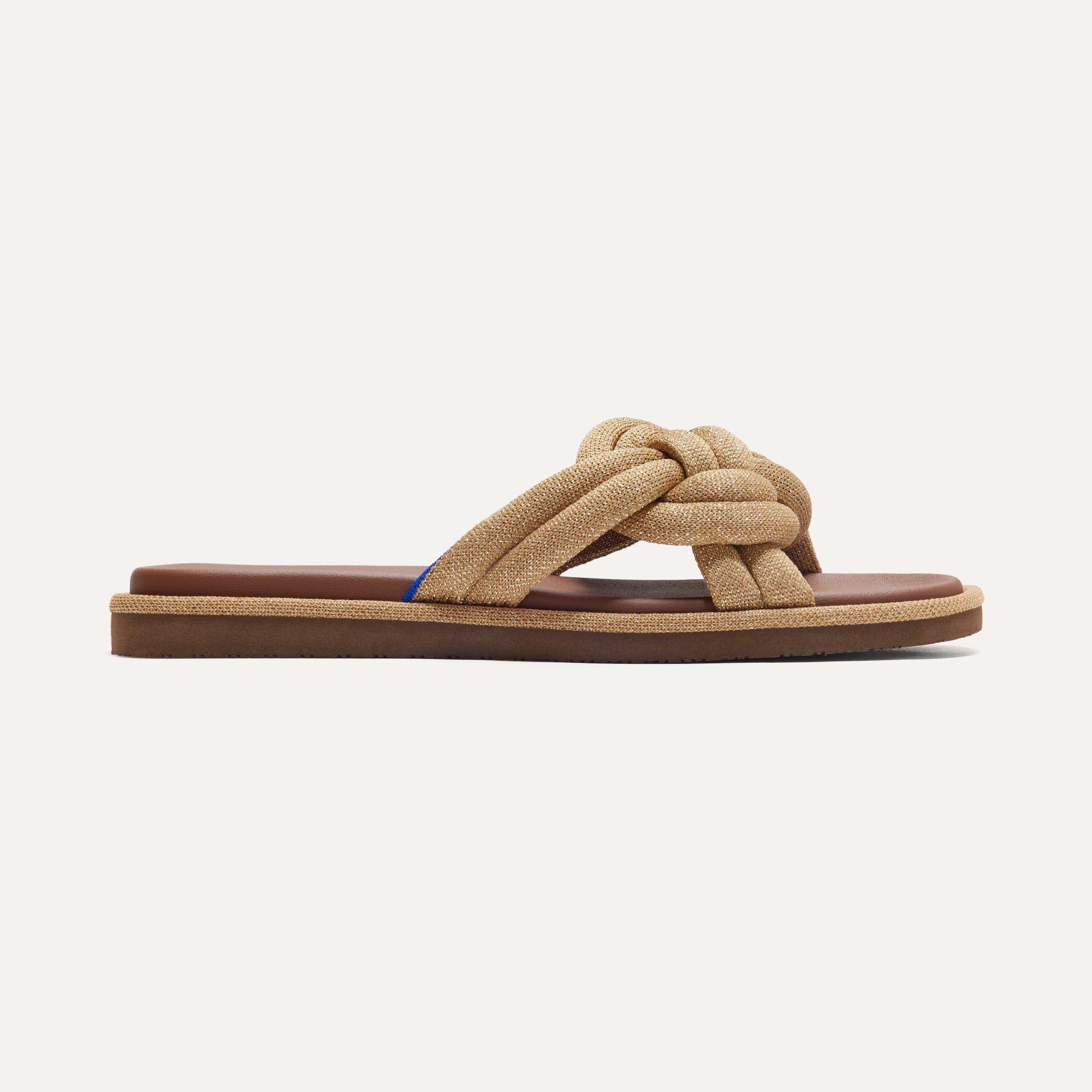 The Summer Sandal in Golden Sun shown from the side.